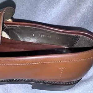 Prada | Shoes | Prada Penny Loafers Brown Mens Size Uk 85us  display picture 1